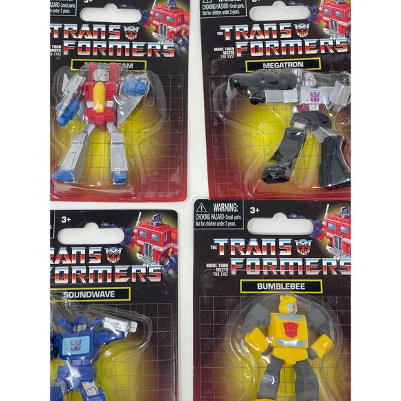 New Hasbro Transformers 4 Miniature Bumblebee Starscream Soundwave & Megatron - Picture 2 of 9
